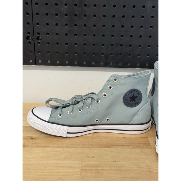 Converse CTAS High Top Shoes Sneakers A10498F Mountain Teal Suede Mens Size 10 - Picture 8 of 11